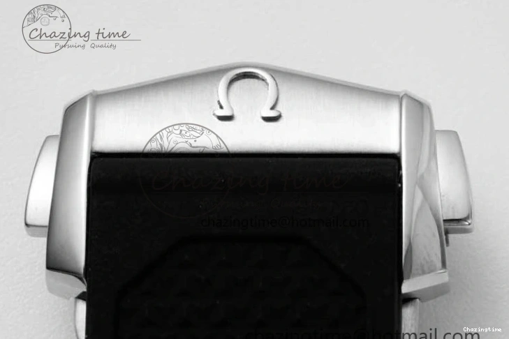 0304 ZipUp Speedmaster Racing Master SS HKF Best Edition Gray Black Dial on Black Rubber Strap A 7811